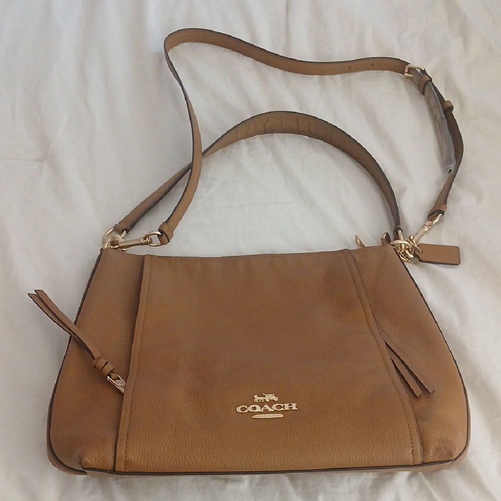 Coach Brown Leather Crossbody Bag